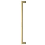 M Marcus Heritage Brass Door Pull Handle Hex Profile Design 480mm length